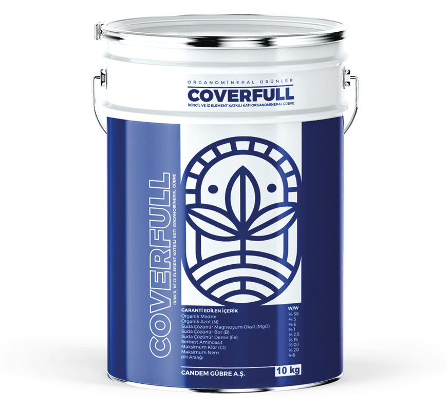 COVERFULL (İKİNCİL VE İZ ELEMENT KATKILI KATI ORGANOMİNERAL GÜBRE)