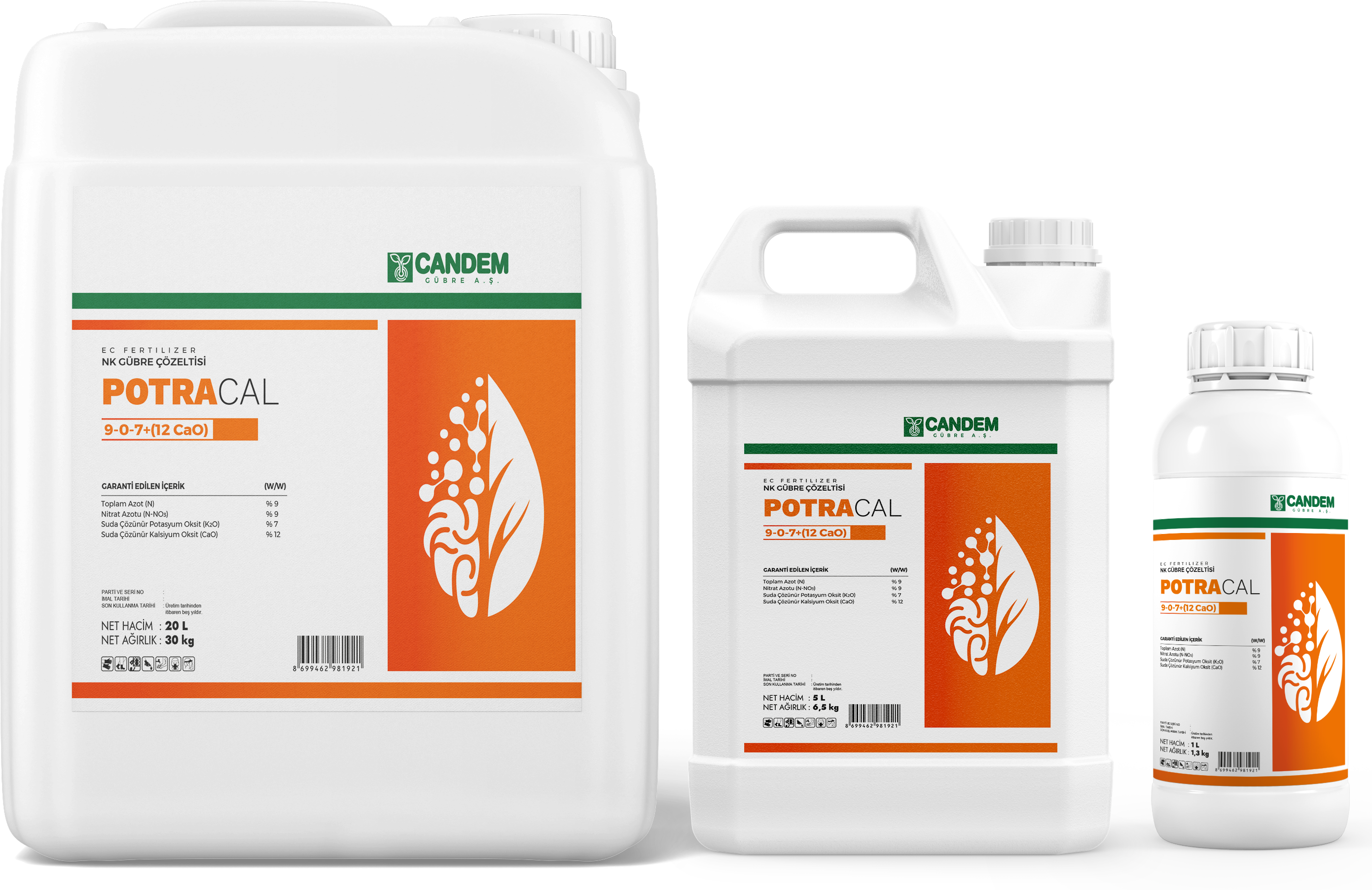 POTRACAL (9-0-7+(12 CaO)