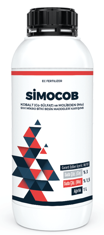 SİMOCOB (KOBALT (Co-SÜLFAT) ve MOLİBDEN (Mo) SIVI MİKRO BİTKİ BESİN MADDELERİ KARIŞIMI)