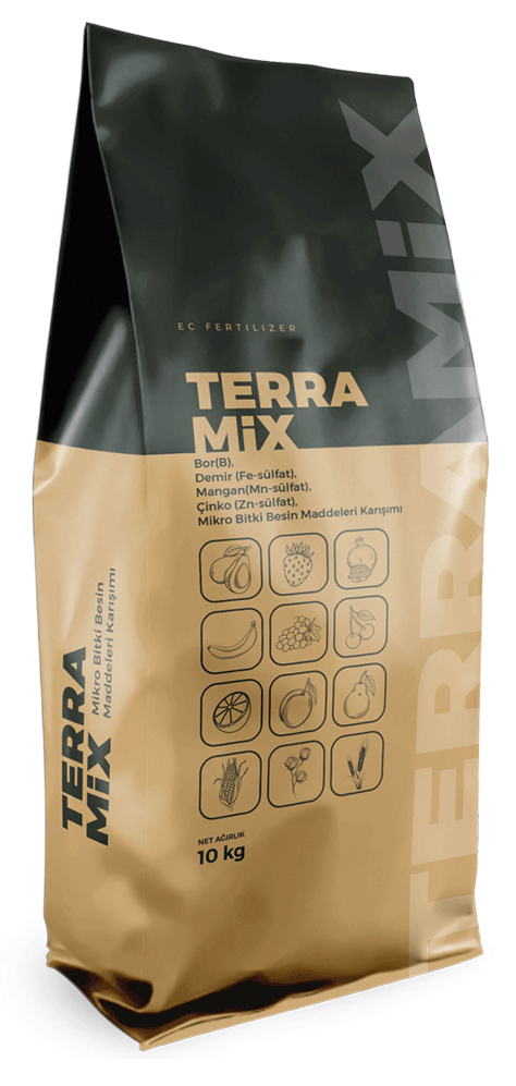 TERRAMİX (Bor (B), Demir (Fe-Sülfat), Mangan (Mn-Sülfat), Çinko (Zn-Sülfat), Mikro Bitki Besin Maddeleri Karışımı)