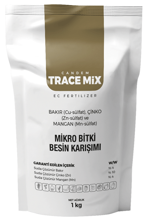 CANDEM TRACE MİX (BAKIR (Cu-SÜLFAT) MANGAN (Mn-SÜLFAT) ÇİNKO (Zn-SÜLFAT) Mikro Bitki Besin Maddeleri Karışımı